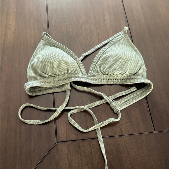 Target Other - Target Sage Green Triangle Bikini Top